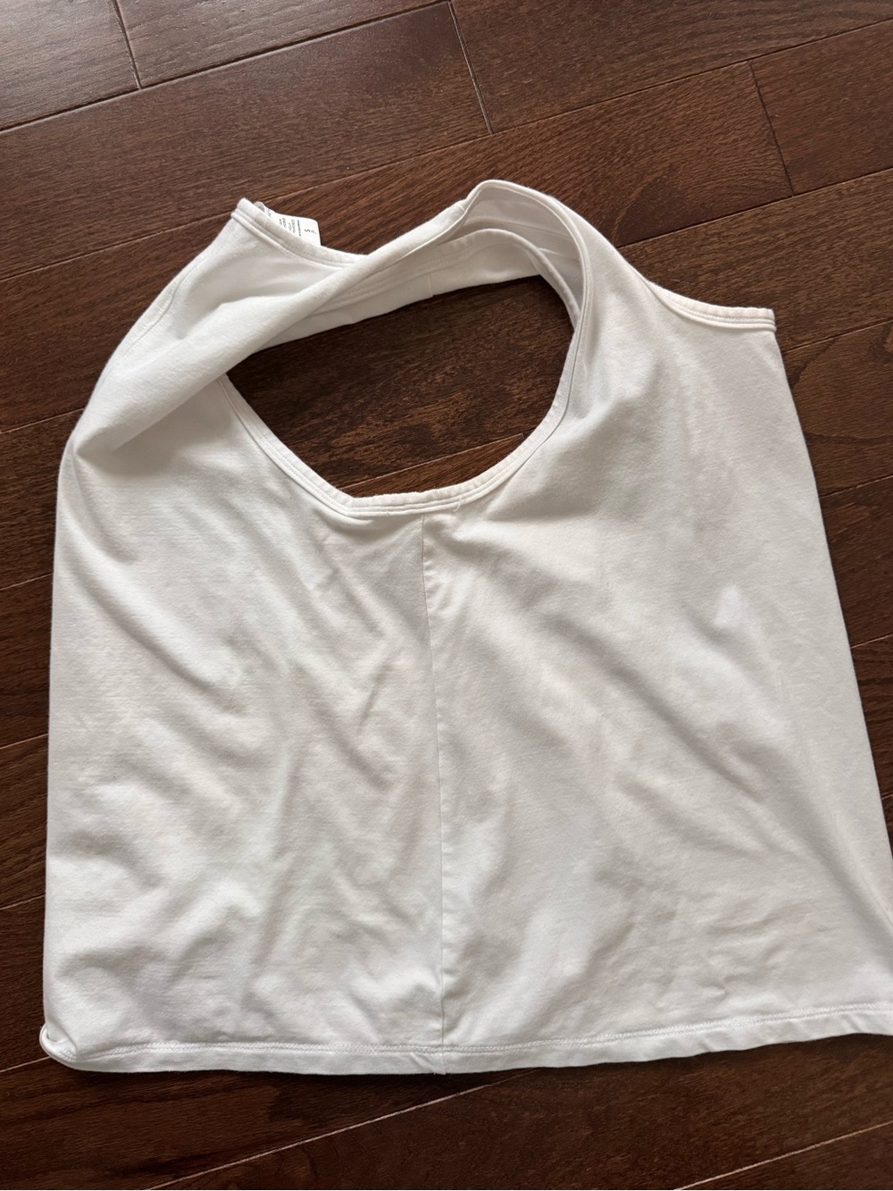 Athleta White Scoop Neck Tank Top - Picture 3 of 5